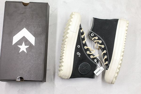 Converse Womens Chuck Taylor All Star Lift Ripple Ox 2020新款 增高厚底波紋女子帆布鞋