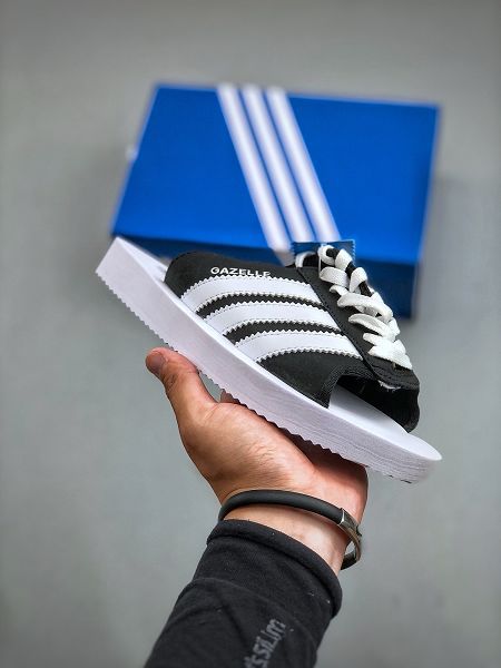 Adidas GAZELLE BEACH W 2024新款男女生休閒系帶拖鞋