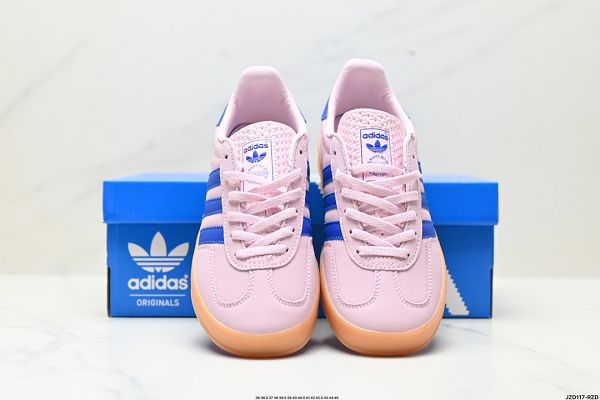 adidas Originals Gazelle INdoor 2024新款男女生三葉草休閒防滑耐磨低幫板鞋