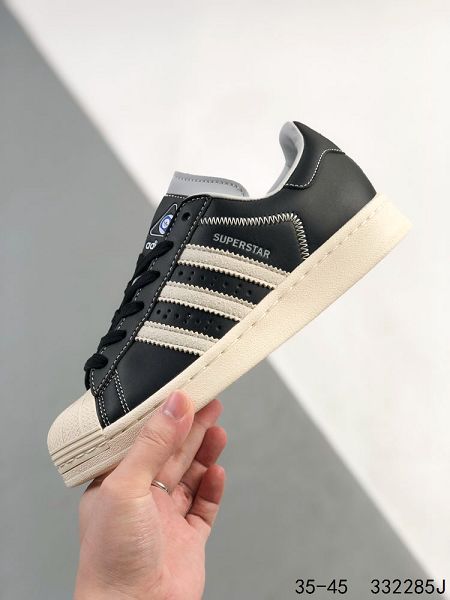 Adidas Superstar 2024最新男女生皮面三葉草 貝殼頭系列經典休閒運動板鞋