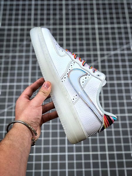 Nike Air Force 1 Betrue 2020新款 空軍一號彩虹情侶款休閒板鞋