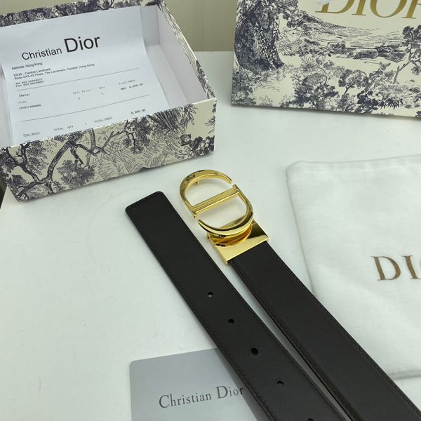 Dior皮帶 迪奧2022新款 HF0522-2牛皮納帕紋時尚腰帶