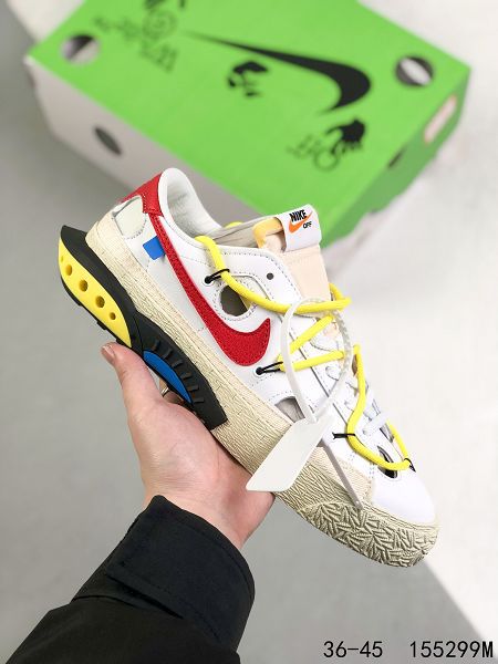 OFF-WHITE x Nike Blazer Mid 2022新款 開拓者OW聯名男女款板鞋