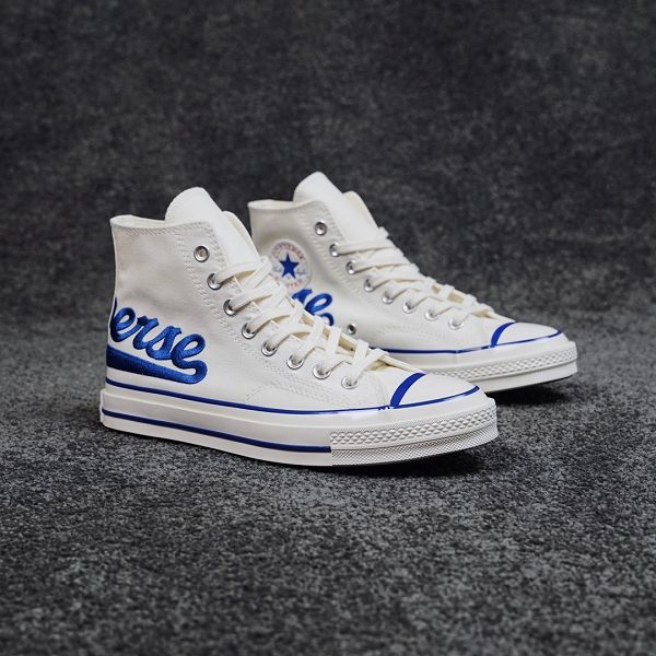 Converse Chuck 70s 2023新款 匡威電繡字母 男女款復古撞色帆布鞋