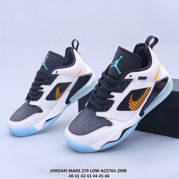 Air Jordan Mars 270 Low 2021新款 Aj合體鞋款半掌氣墊緩沖男款籃球鞋