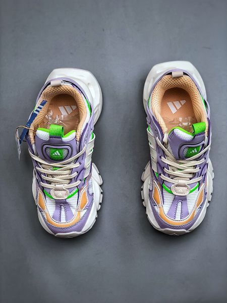 Adidas XLG Runner Deluxe 跑步者豪華版系列 2024新款男女生低幫厚底增高老爹風復古緩震休閒運動慢跑鞋