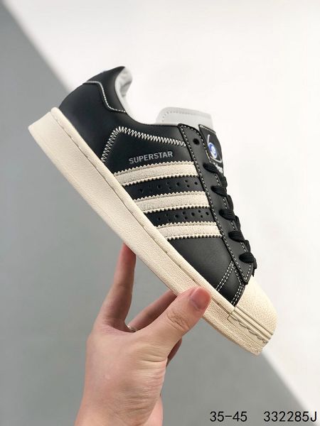 Adidas Superstar 2024最新男女生皮面三葉草 貝殼頭系列經典休閒運動板鞋