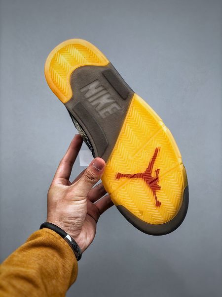 Air Jordan 5 x off white 2022新款 聯名款喬丹5代男款籃球鞋 最大有47碼