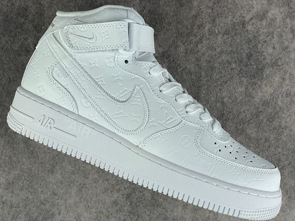 Nike Air Force 1 2022新款 空軍一號LV聯名男女款全掌內置蜂窩氣墊板鞋