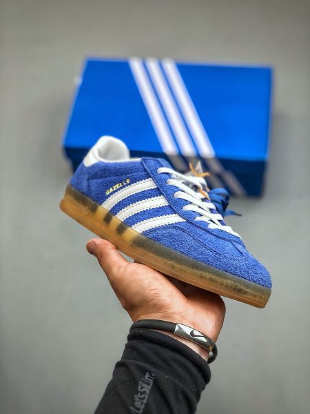 Adidas Originals Gazelle Indoor 復古三葉草2024男女鞋 防滑透明橡膠板鞋經典運動鞋