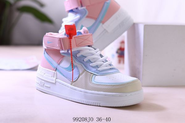 Nike Air Force 1 Low SHADOW 2020新款 馬卡龍女生高幫休閒板鞋