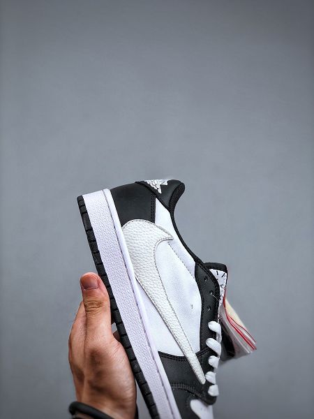 Nike Air Jordan 1 Low OG SPWhiteBlackDark Grey 經典低幫文化百搭休閒運動籃球鞋 2024男女生TS聯名閃電白黑深灰倒鉤