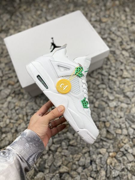 Nike Air Jordan 4 Retro OG Cement 2020新款 喬丹4代情侶款籃球鞋 帶半碼