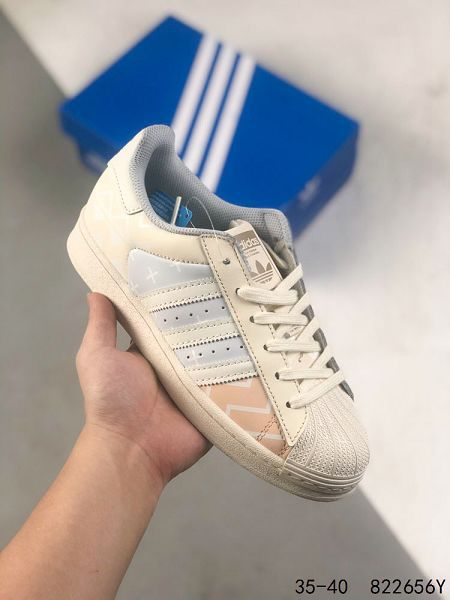 Adidas Superstar 2022新款 三葉草貝殼頭系列男女款休閒運動板鞋