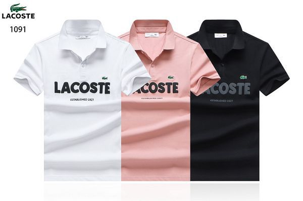 lacoste polo衫 2021新款 鱷魚翻領短袖polo衫 MG1091款