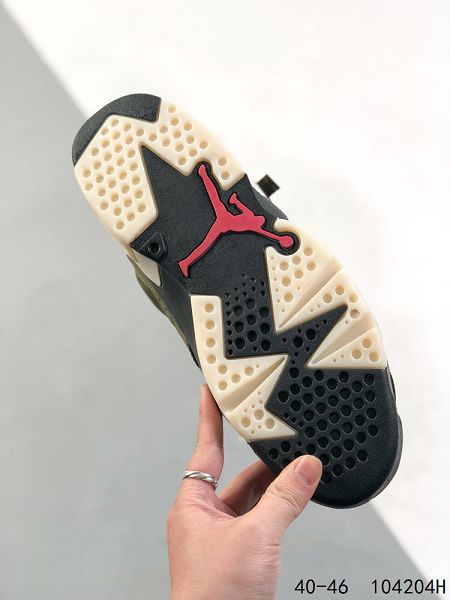 Travis Scott x Air Jordan 6 Cactus Jack 男士復古休閒文化籃球鞋