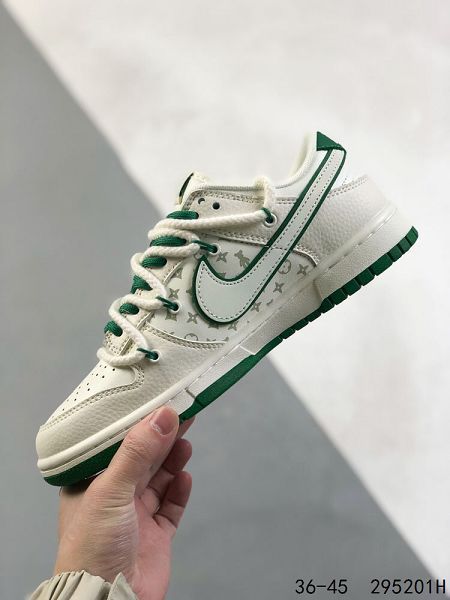 Nike SB Dunk Low 綁繩綁帶系列 LV積木熊聯名 2024全新男女款復古低幫板鞋