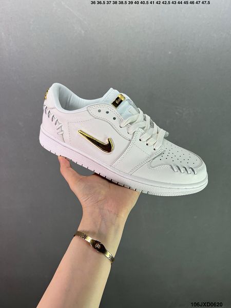 Nike Air Jordan1 Low 2024新款男女生低幫經典復古文化休閒運動籃球鞋 