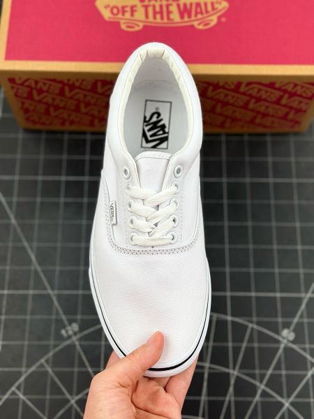 Vans Authentic Era 2024新款男女生經典純白低幫帆布鞋