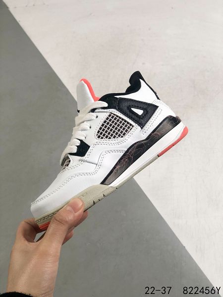 Air jordan 4 Retro 2022新款 喬丹4代高幫童款復古運動籃球鞋