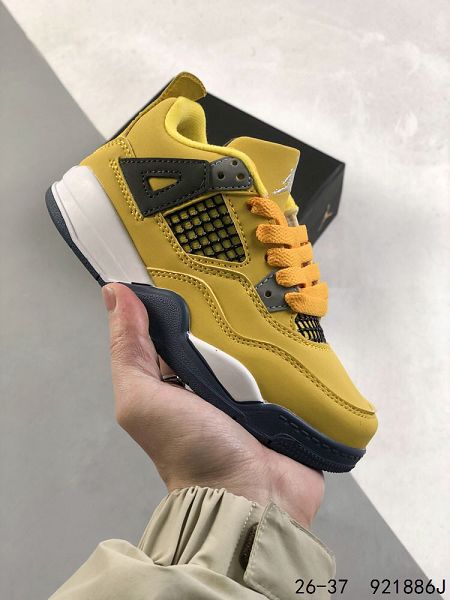 Nike Air Jordan 4 Monsoon Blue 中幫運動籃球鞋 2024全新童鞋