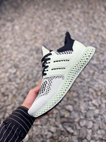 Adidas Alphaedge 4D 2021新款 鏤空男生休閒慢跑鞋 帶半碼