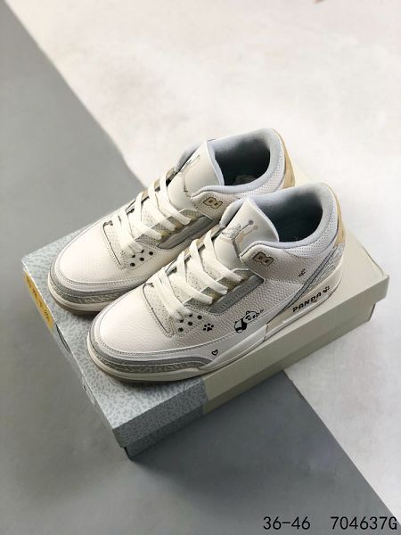 Nike Air Jordan 3 ES Red Cement 2024全新男女款中低幫荔枝紋籃球鞋