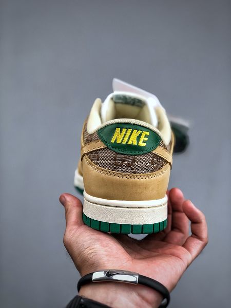 NIKE SB Dunk Low x GUCCI 高端定製古馳配色 2024新款男女生板鞋