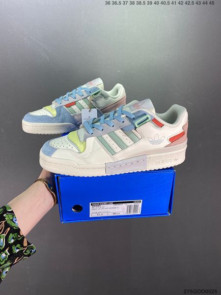 Adidas Forum 84 Low 2022新款 低幫摩術貼男女款休閒運動板鞋