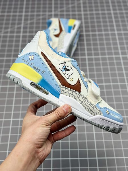 Air Jordan Legacy 312 慵懶大熊貓 國風特殊手繪系列休閒板鞋 2024新款情侶鞋