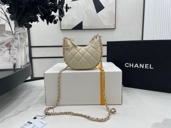 chanel包包 香奈兒2023新款手提包 DSAP3232月牙包單肩斜挎包