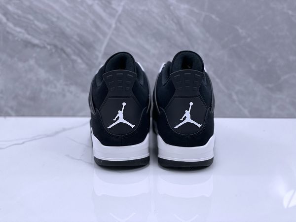 Air Jordan 4 RetroWhite Thunder 2024新款男女生白黑色籃球鞋