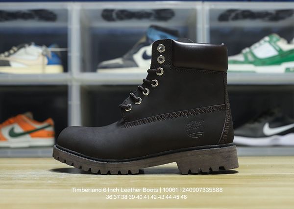 Timberland 2024最新男女款 採用磨砂皮革鞋面 防滑靴子