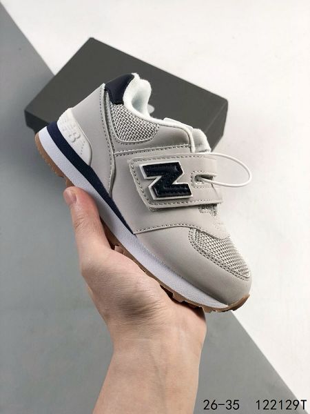 New Balance NB574系列 2024童鞋魔術貼 防滑休閒運動跑步鞋