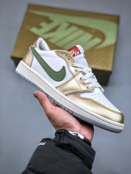 Air Jordan 1 Low OG Chinese New Year Swoosh標誌 2024全新男女款休閒板鞋