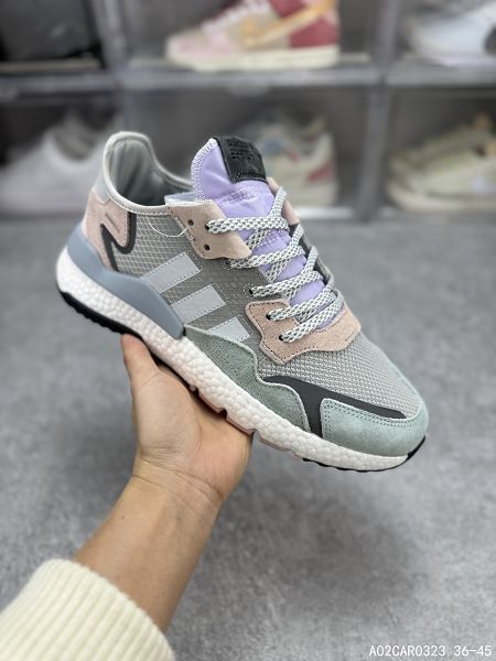 Adidas Nite Jogger Boost 全新升級 三葉草 聯名夜行者情侶款休閒跑鞋