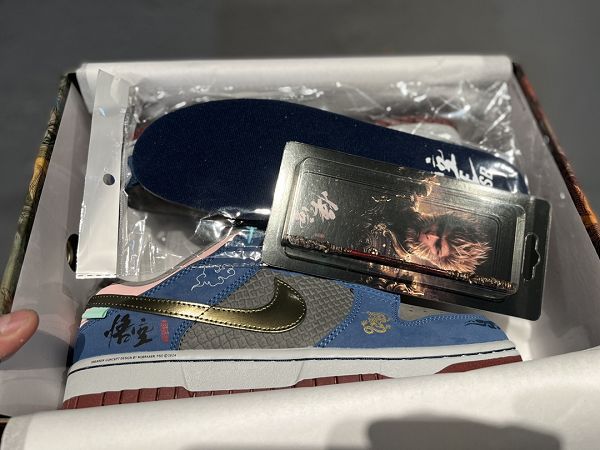 Nike Dunk Low NO.205 黑神話悟空 祥雲龍紋 遊戲主題 解構復古減震耐磨輕便低幫板鞋 2024男女同款