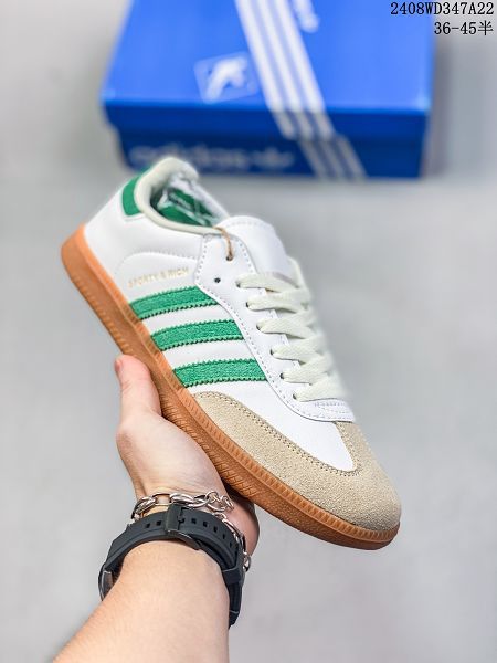 Adidas Originals Samba OG 2024新款男女生百搭低幫休閒運動板鞋