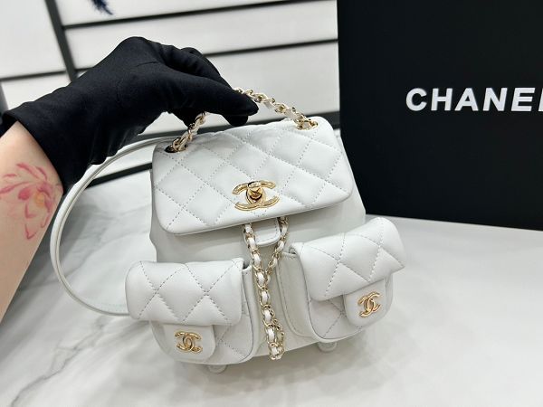 chanel包包 香奈兒2023新款手提包 DSAS3787時尚雙肩包後背包