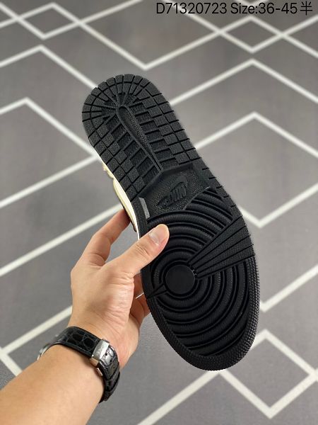 Air Jordan 1 Low Dark Smoke Grev 解構2024男女款低幫籃球鞋