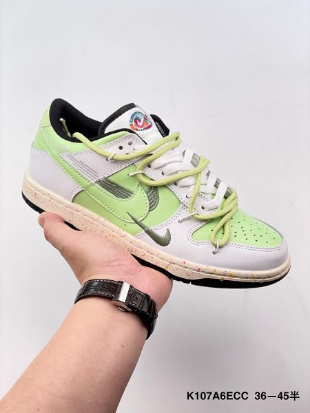 Nike SB Dunk Low 綁繩綁帶系列 塗鴉 復古低幫休閒運動滑板板鞋情侶鞋