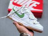 Nike Dunk Low 春夏系列 2024男女款青提山茶白綠色 低幫休閒板鞋