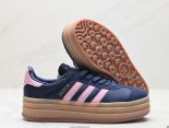 Adidas Originals Gazelle Bold 202新款女生三‮草葉‬厚‮休底‬閒防滑耐‮低磨‬幫板鞋